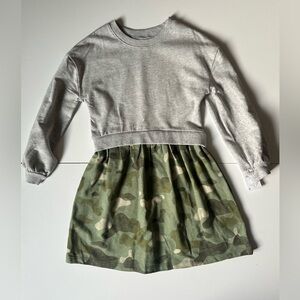 Carter's Girls’ Camo Sweatshirt Dress - Size 7